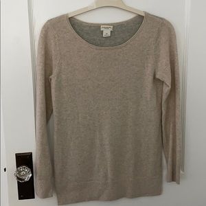 Club Monaco color block sweater. 100% cashmere. S